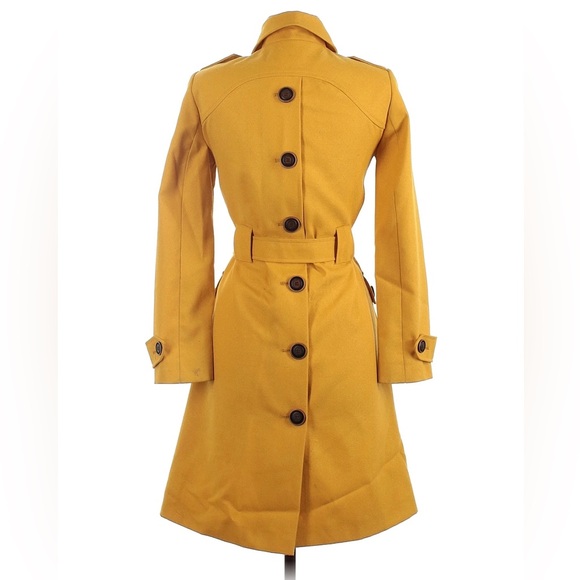 Via || Victoria's Secret Gold Button Trench Coat Miltary - Picture 2 of 8